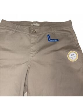 Riders by Lee NEW Comfort Stretch Waist Easy Care Beige Pants Mens Size W40xL34